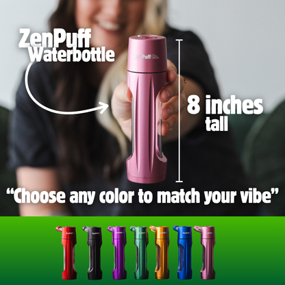 Zenpuff Co Luxury Aluminum/Glass Water Bottle