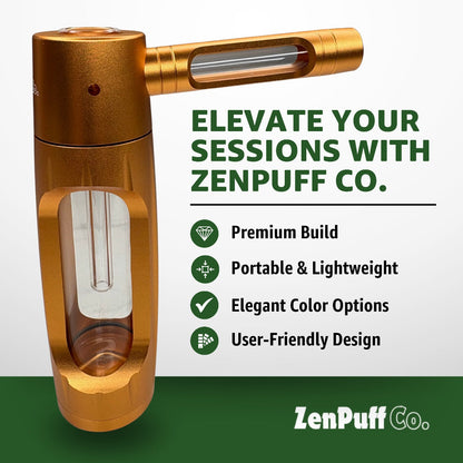 Zenpuff Co Luxury Aluminum/Glass Water Bottle VIP