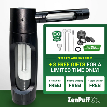 Zenpuff Co.™ Premium Glass & Aluminum Water Bottle