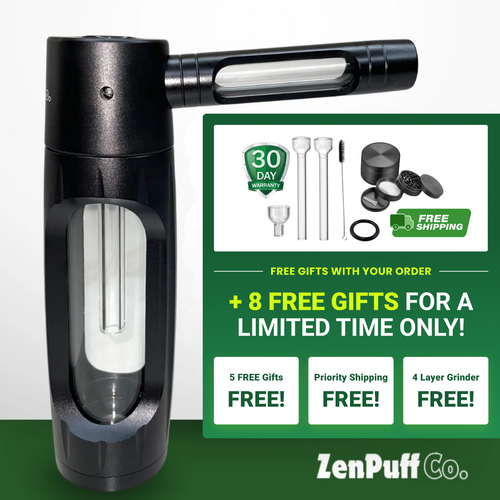 Zenpuff Co.™ Premium Glass & Aluminum Water Bottle