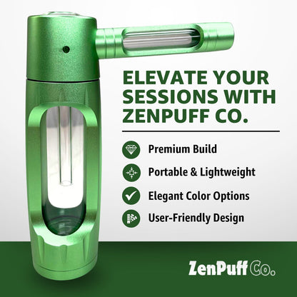 Zenpuff Co Luxury Aluminum/Glass Water Bottle