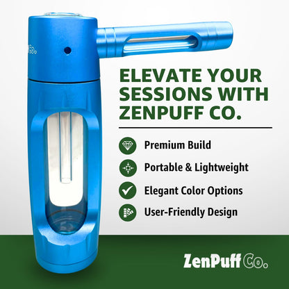 Zenpuff Co Luxury Aluminum/Glass Water Bottle VIP