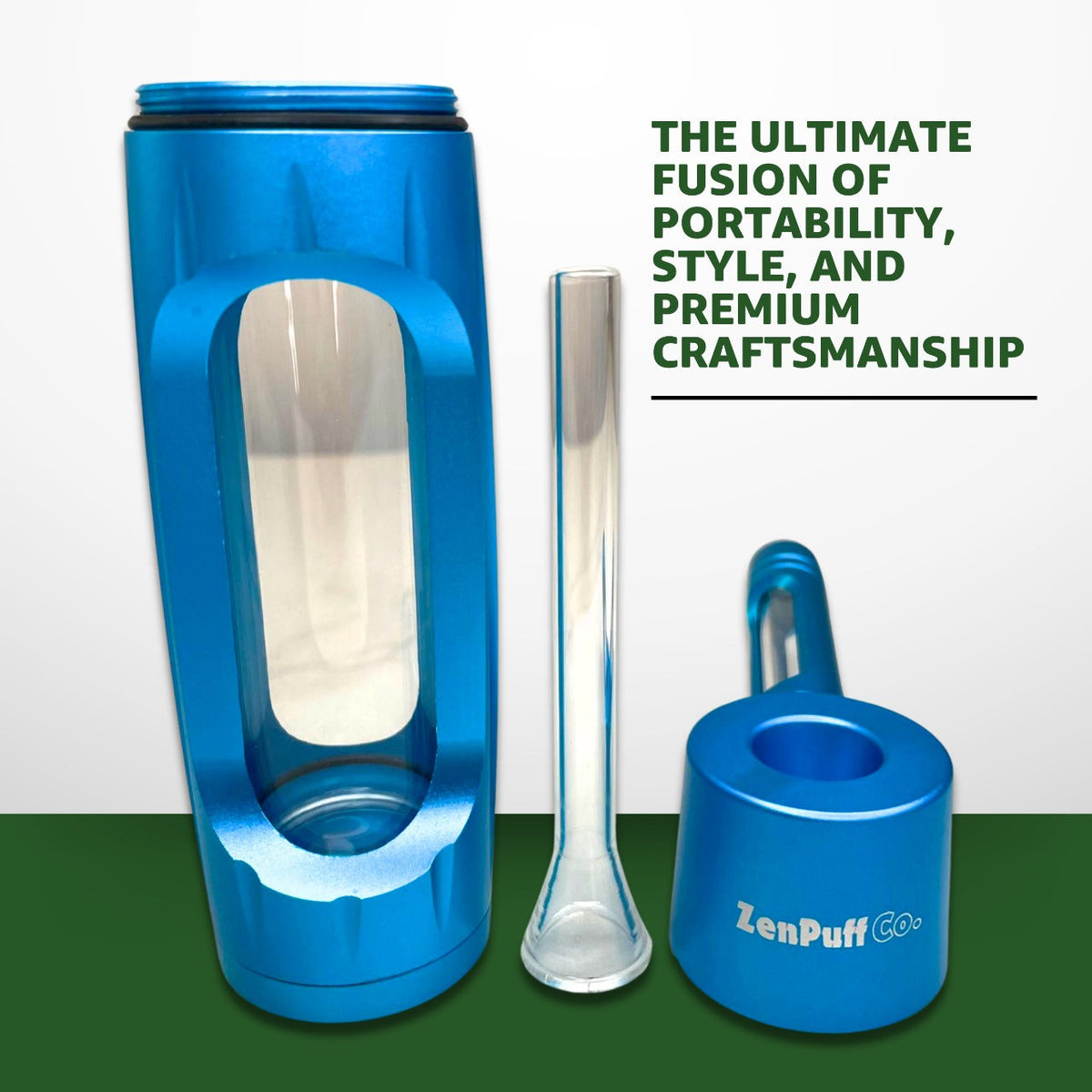Zenpuff Co Luxury Aluminum/Glass Water Bottle